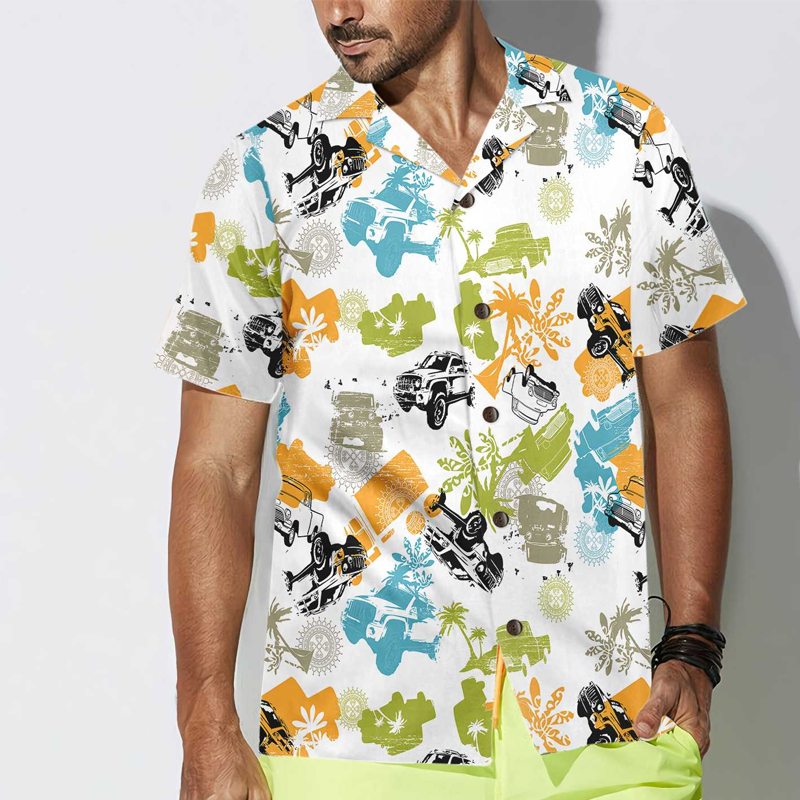Seamless Tropical Plants Pattern With Jps Hawaiian Shirt