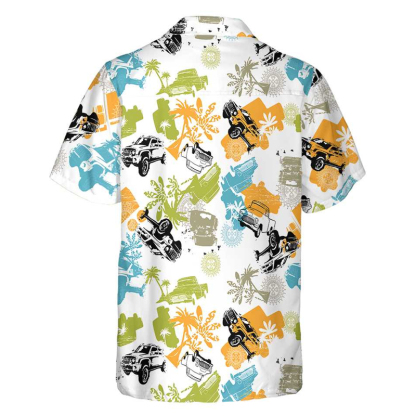 Seamless Tropical Plants Pattern With Jps Hawaiian Shirt