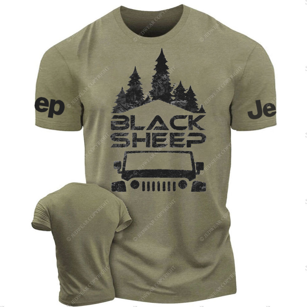 Black Sheep Jp Lover Forest Explore T-Shirt