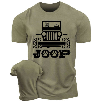 German Shepherd, Riding On Jp Dog Lover Gift Men's Tshirt