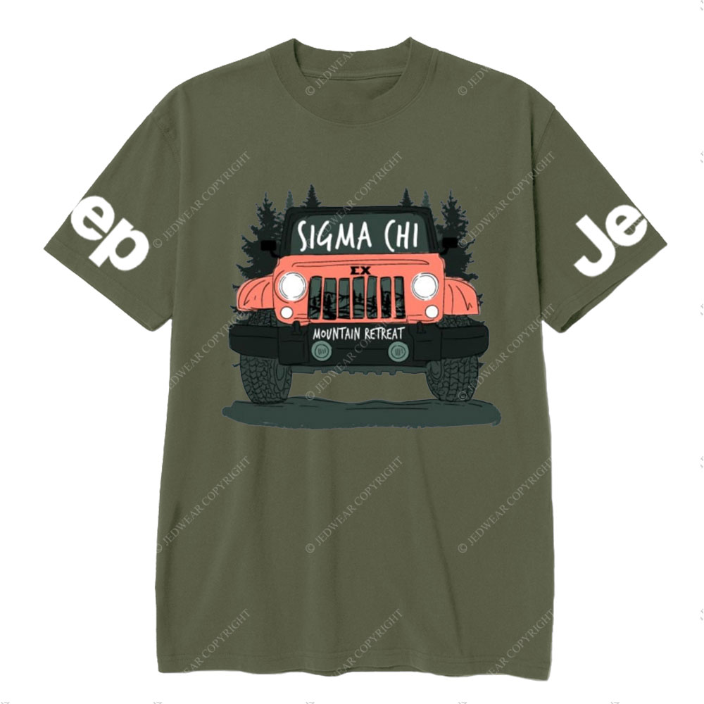 Sigma Chi Mountain Retreat Jp Wrangler T-Shirt