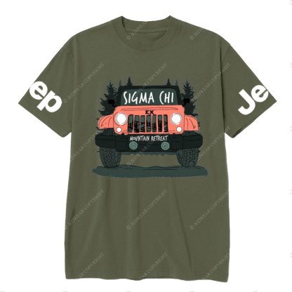 Sigma Chi Mountain Retreat Jp Wrangler T-Shirt
