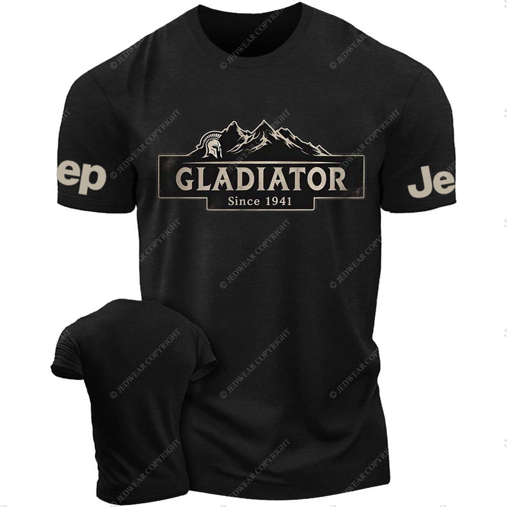 Spartan Mountain Retro Gladiator Jp T-Shirt