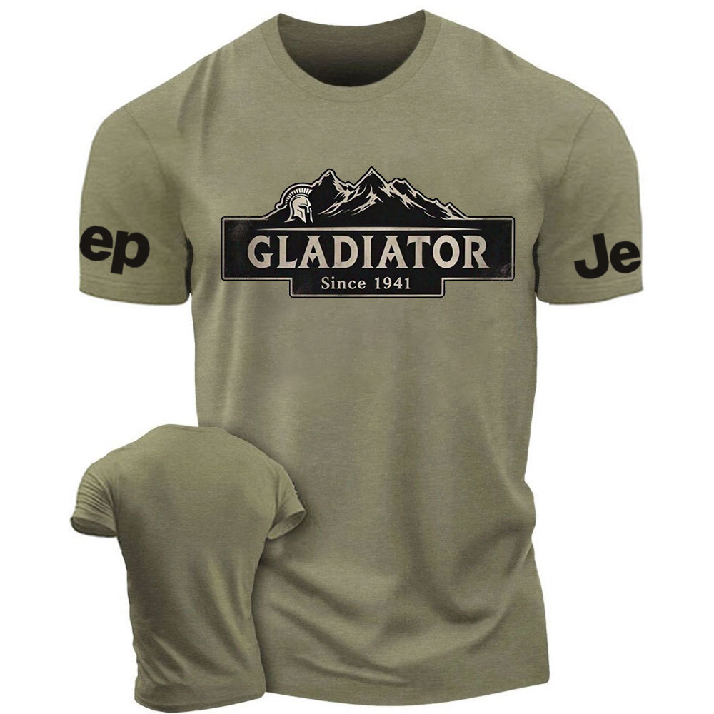 Spartan Mountain Retro Gladiator Jp T-Shirt
