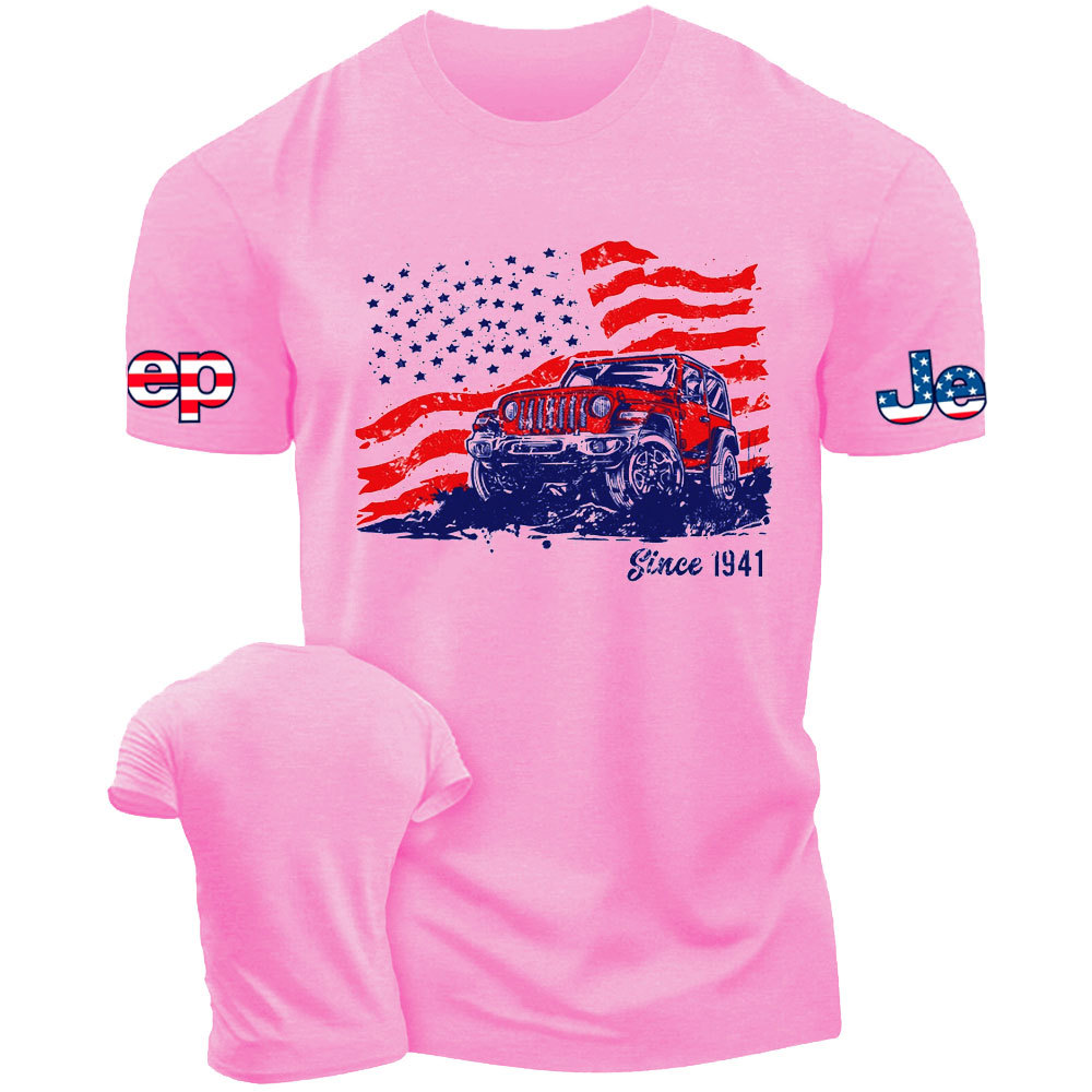 Create Tough-looking Jp Distressed Usa Flag T-Shirt