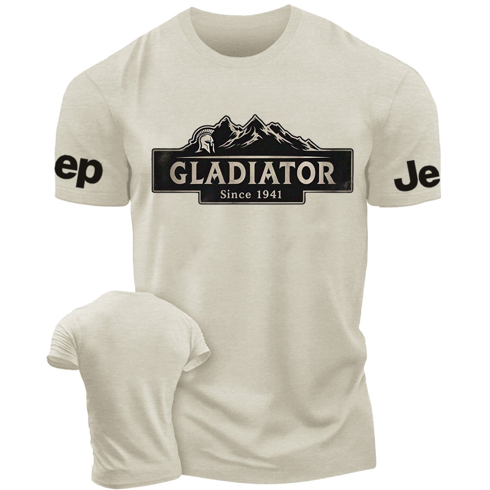 Spartan Mountain Retro Gladiator Jp T-Shirt