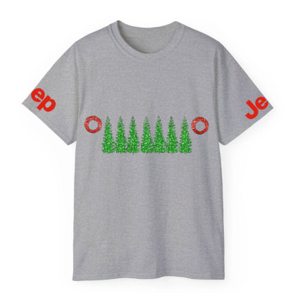 Charistmas Tree Red Wreath Jp Grille T-Shirt