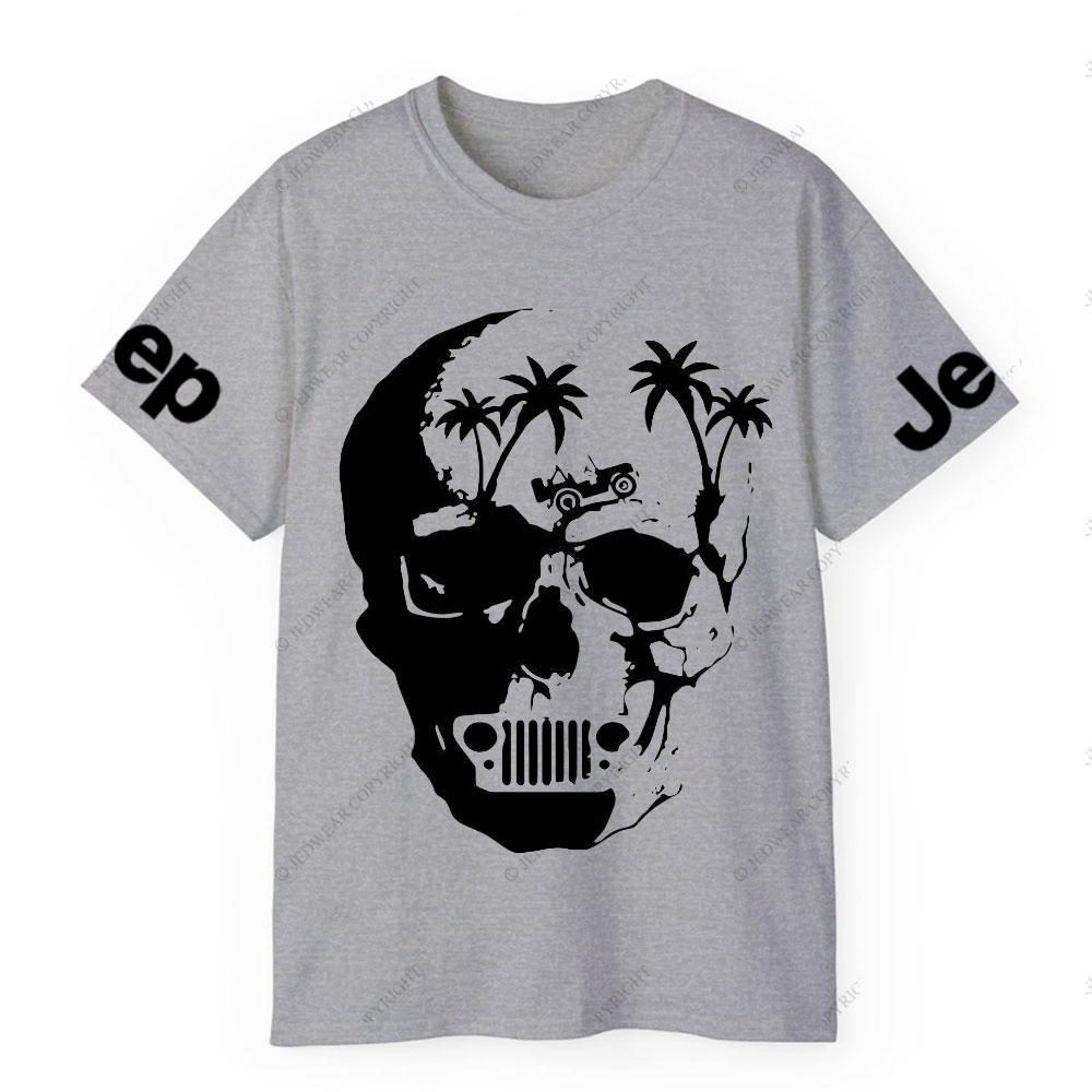 Awesome Skull Palm Tree Jp T-shirt