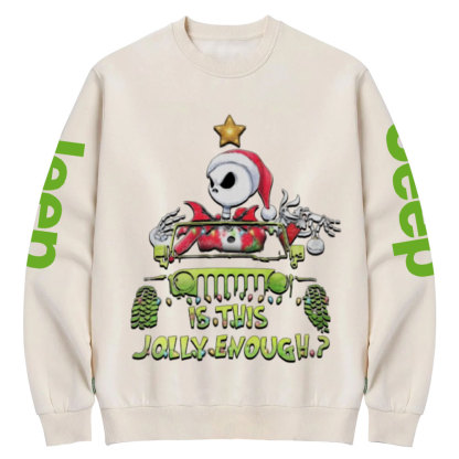 Jolly Enough Skull Jp Crew Neck Sweatshirt