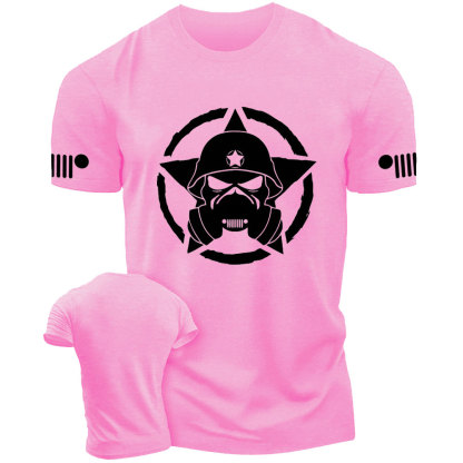 Skull Jp Army Star White T-Shirt