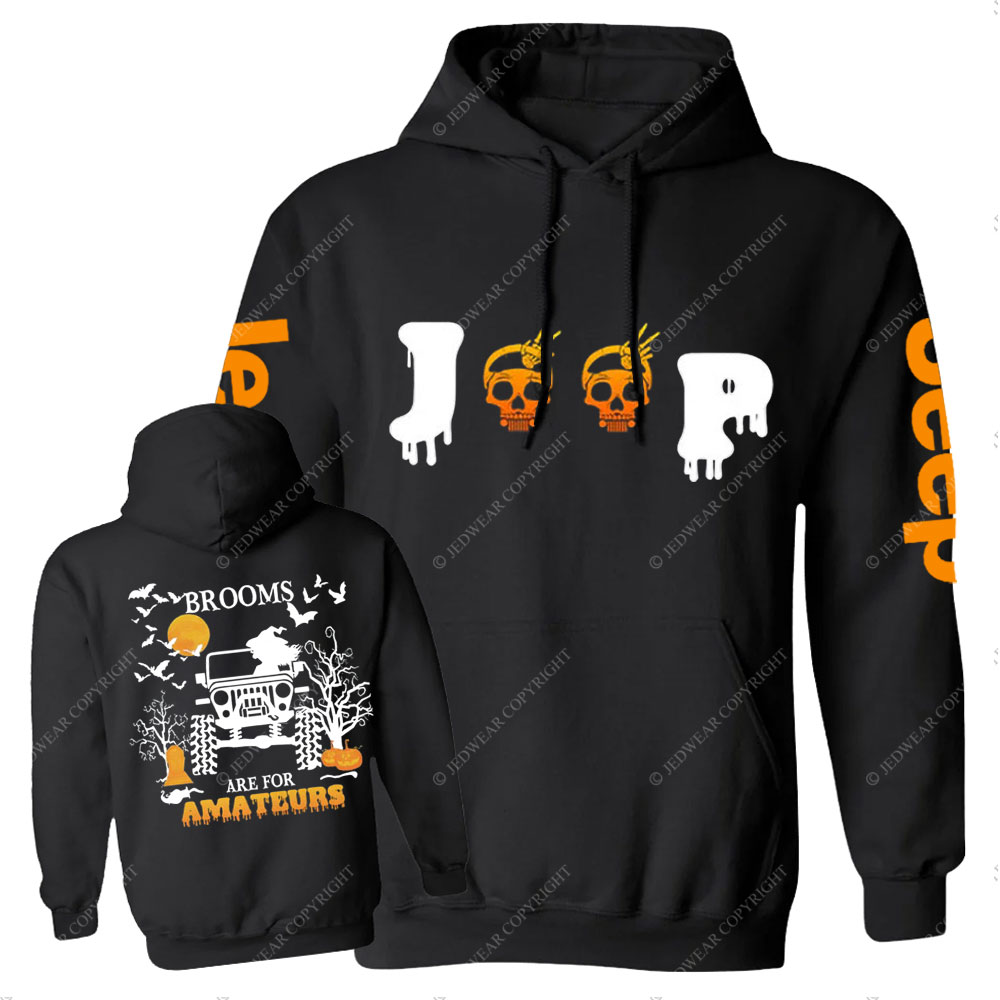 Jp Witches - Brooms Are for Amateurs Double Printed Casual Hoodie