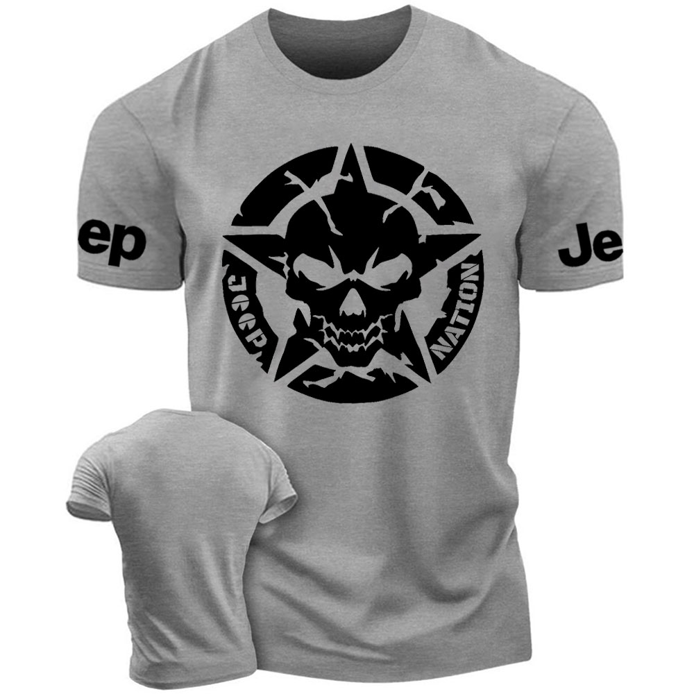 Oscar Mike Star Skull Jp Nation T-Shirt