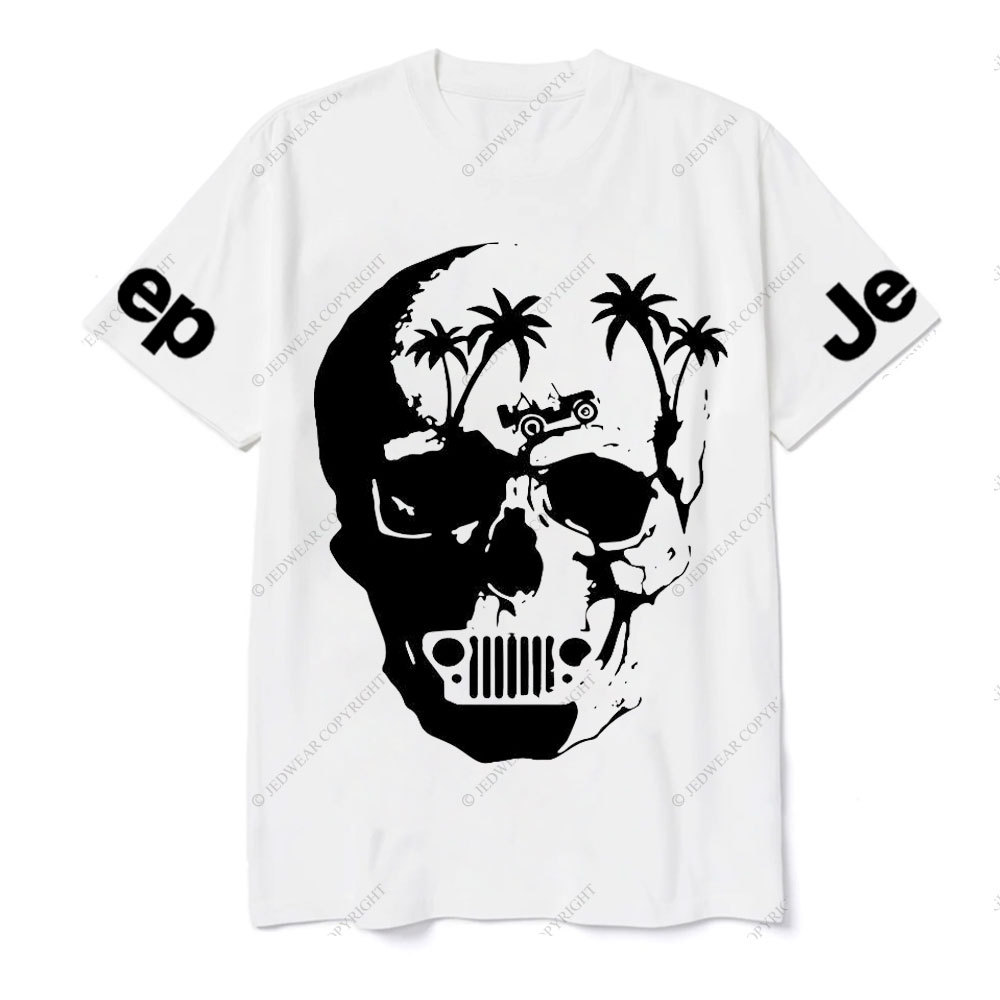 Awesome Skull Palm Tree Jp T-shirt