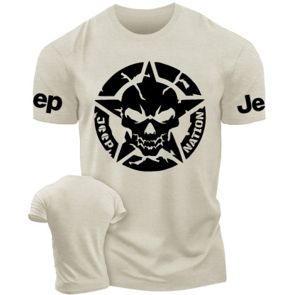 Oscar Mike Star Skull Jp Nation T-Shirt