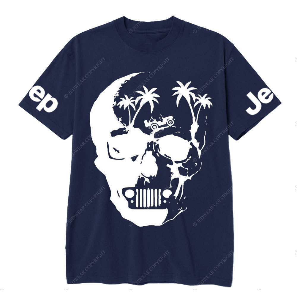 Awesome Skull Palm Tree Jp T-shirt