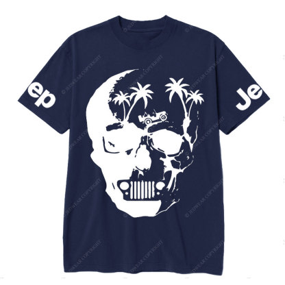 Awesome Skull Palm Tree Jp T-shirt