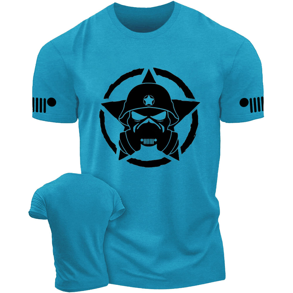 Skull Jp Army Star White T-Shirt