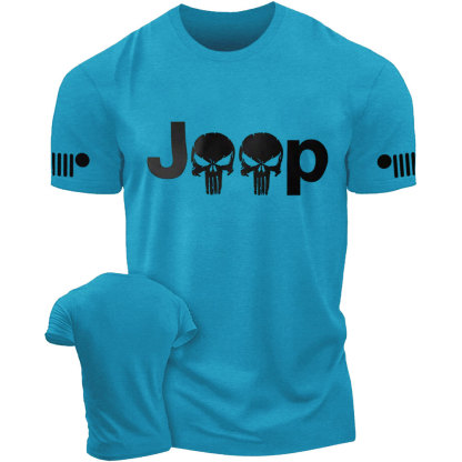 Jp Skull Punisher 4×4 Offroad T-Shirt