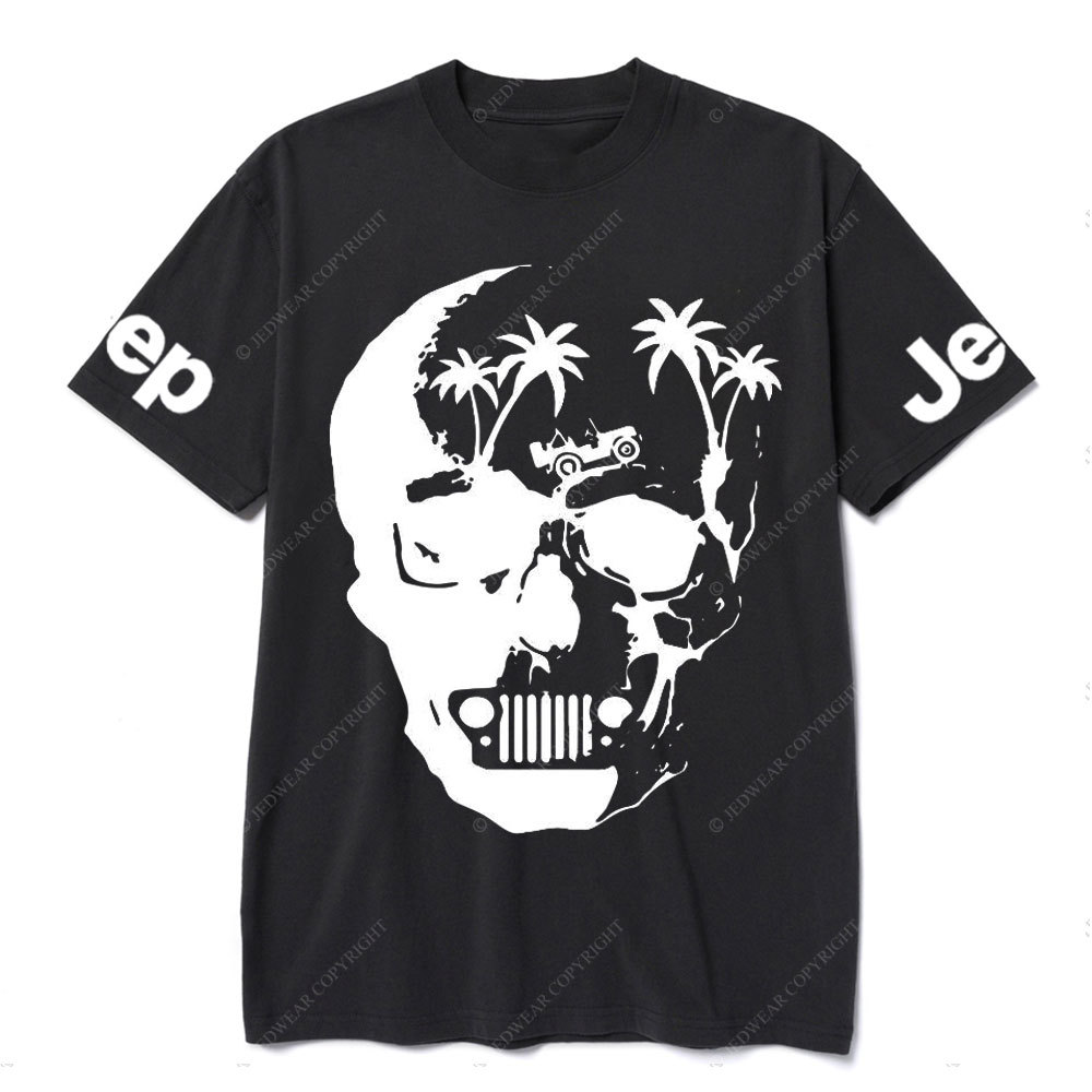 Awesome Skull Palm Tree Jp T-shirt