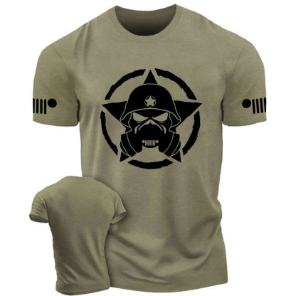 Skull Jp Army Star White T-Shirt