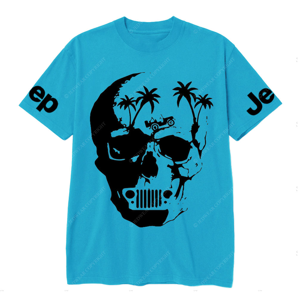 Awesome Skull Palm Tree Jp T-shirt