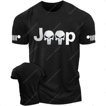 Jp Skull Punisher 4×4 Offroad T-Shirt