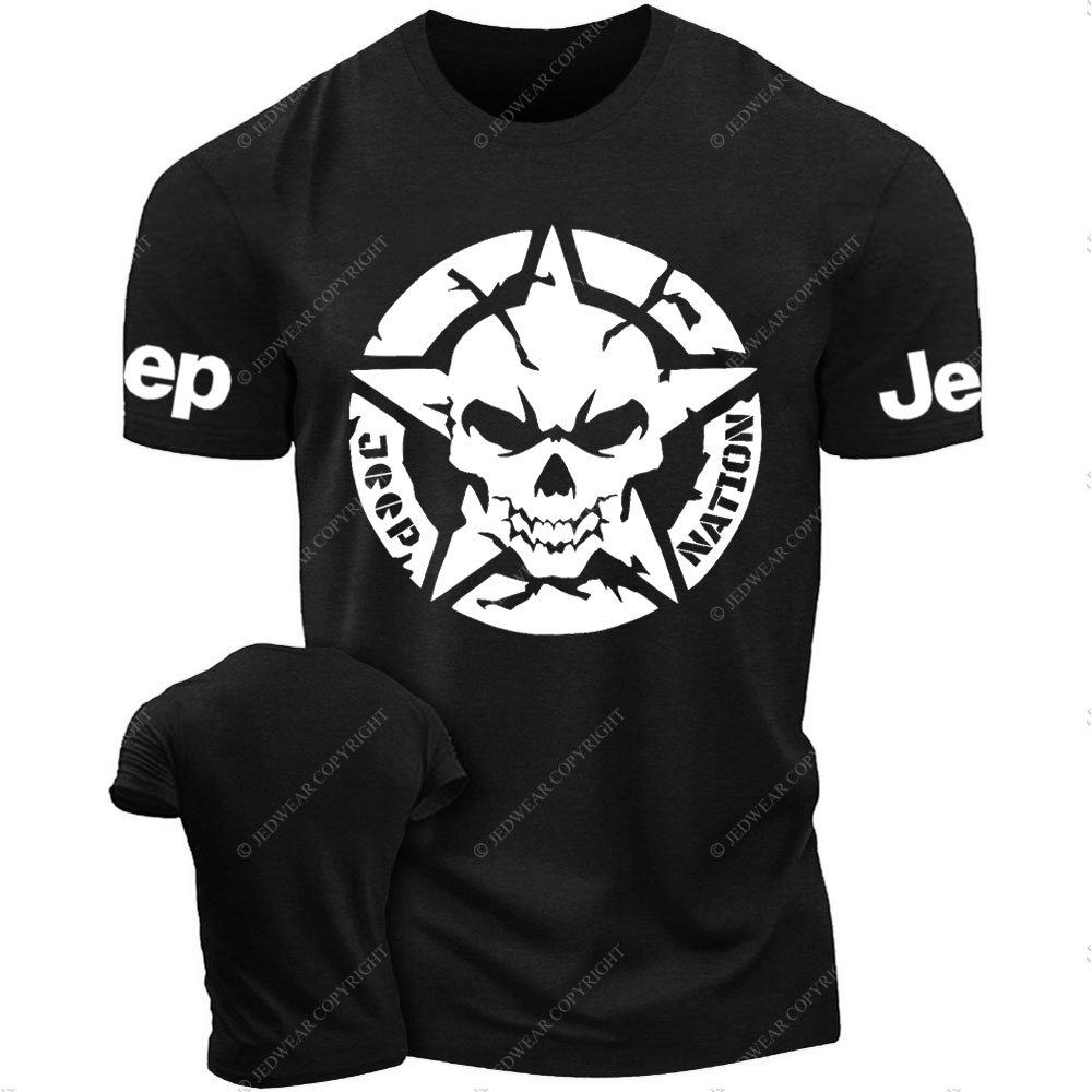 Oscar Mike Star Skull Jp Nation T-Shirt