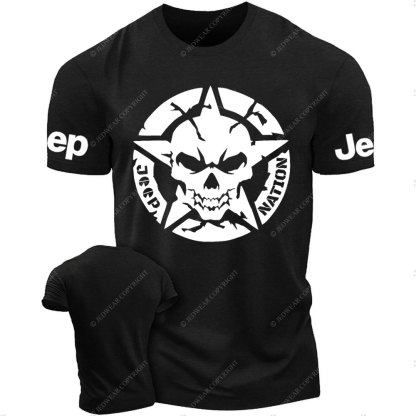 Oscar Mike Star Skull Jp Nation T-Shirt