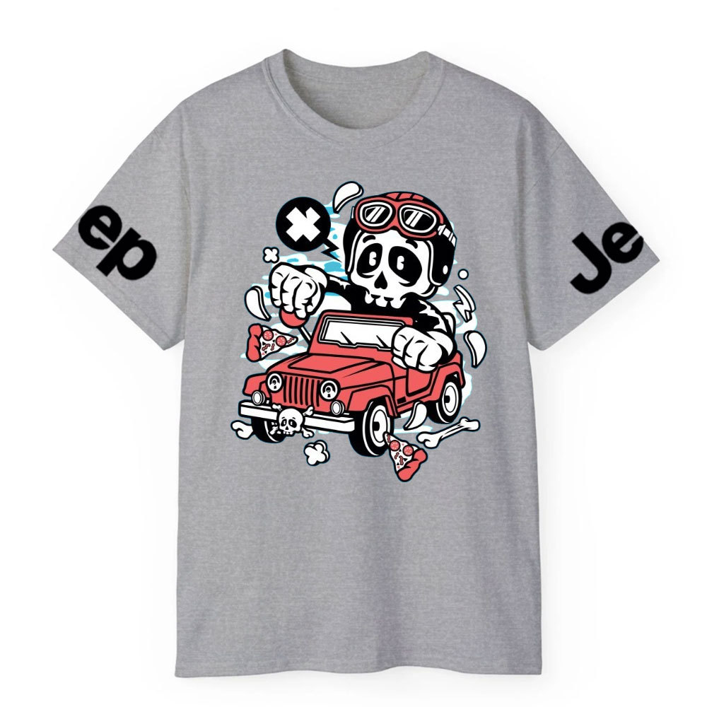 Skull Jp Cartoon Character T-shirt