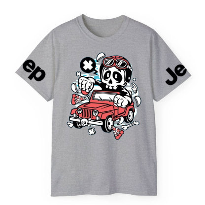 Skull Jp Cartoon Character T-shirt