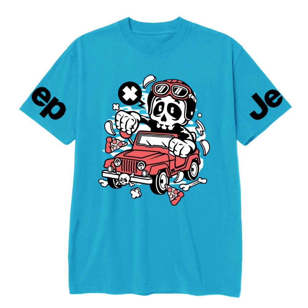Skull Jp Cartoon Character T-shirt