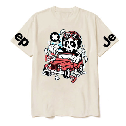 Skull Jp Cartoon Character T-shirt