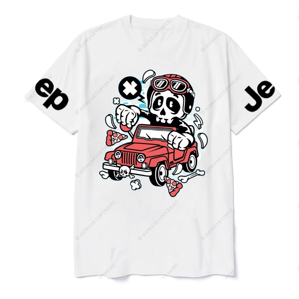 Skull Jp Cartoon Character T-shirt