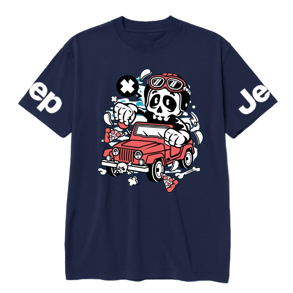 Skull Jp Cartoon Character T-shirt