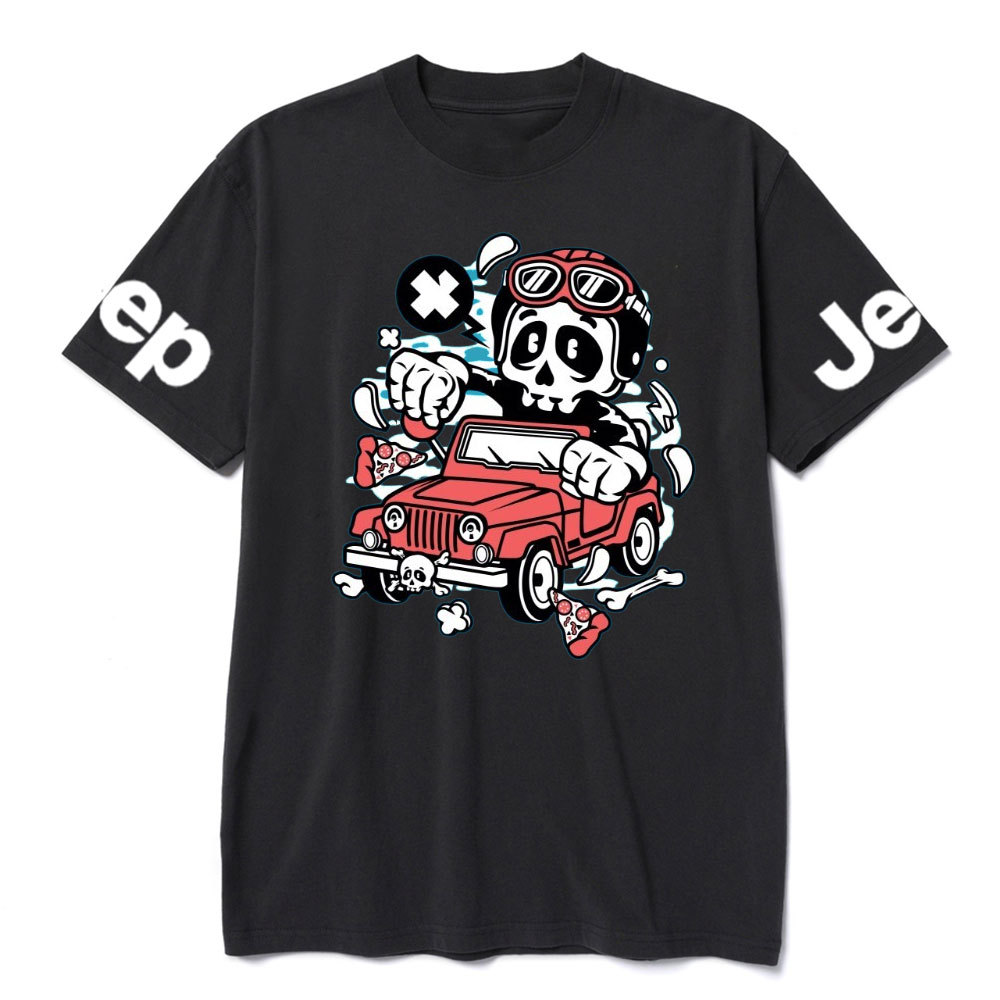 Skull Jp Cartoon Character T-shirt