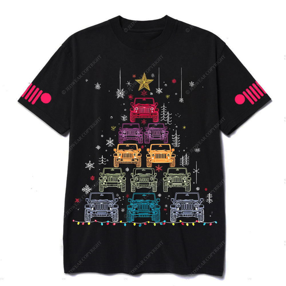 Christmas Snow Jp Xmas Tree T-Shirt