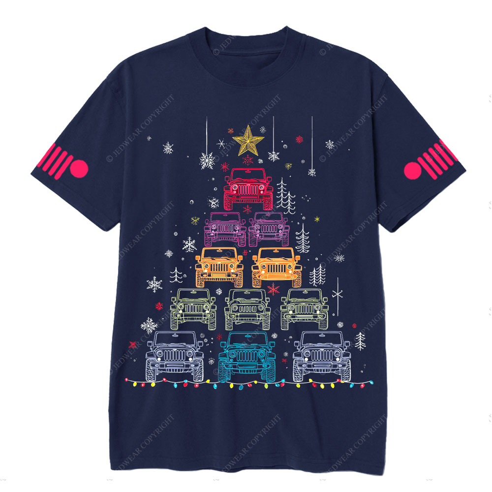 Christmas Snow Jp Xmas Tree T-Shirt