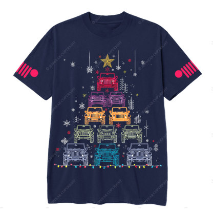 Christmas Snow Jp Xmas Tree T-Shirt
