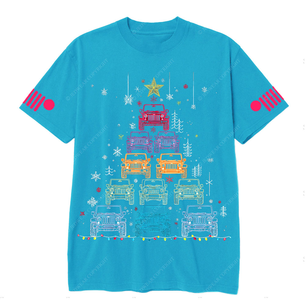 Christmas Snow Jp Xmas Tree T-Shirt