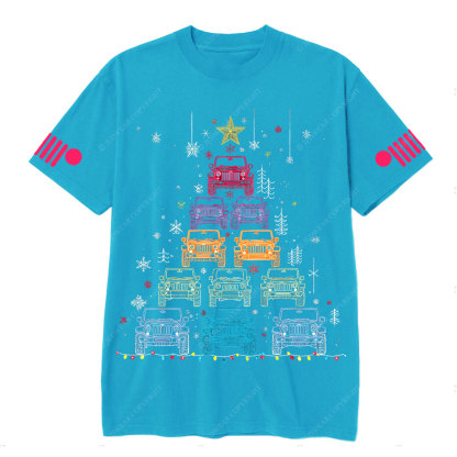 Christmas Snow Jp Xmas Tree T-Shirt