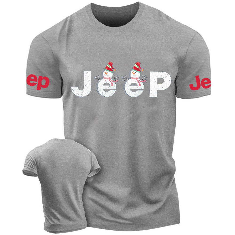 Jp Christmas Snowman Jp T-Shirt