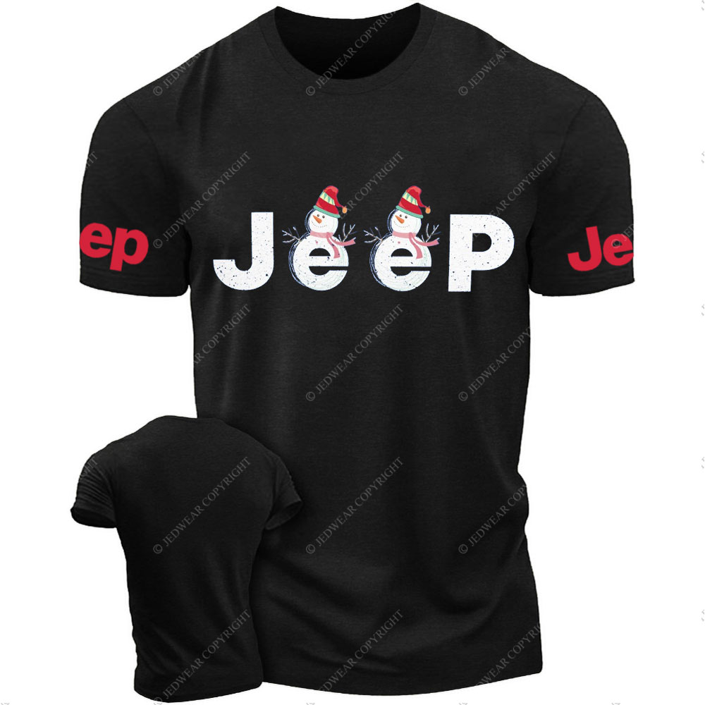 Jp Christmas Snowman Jp T-Shirt