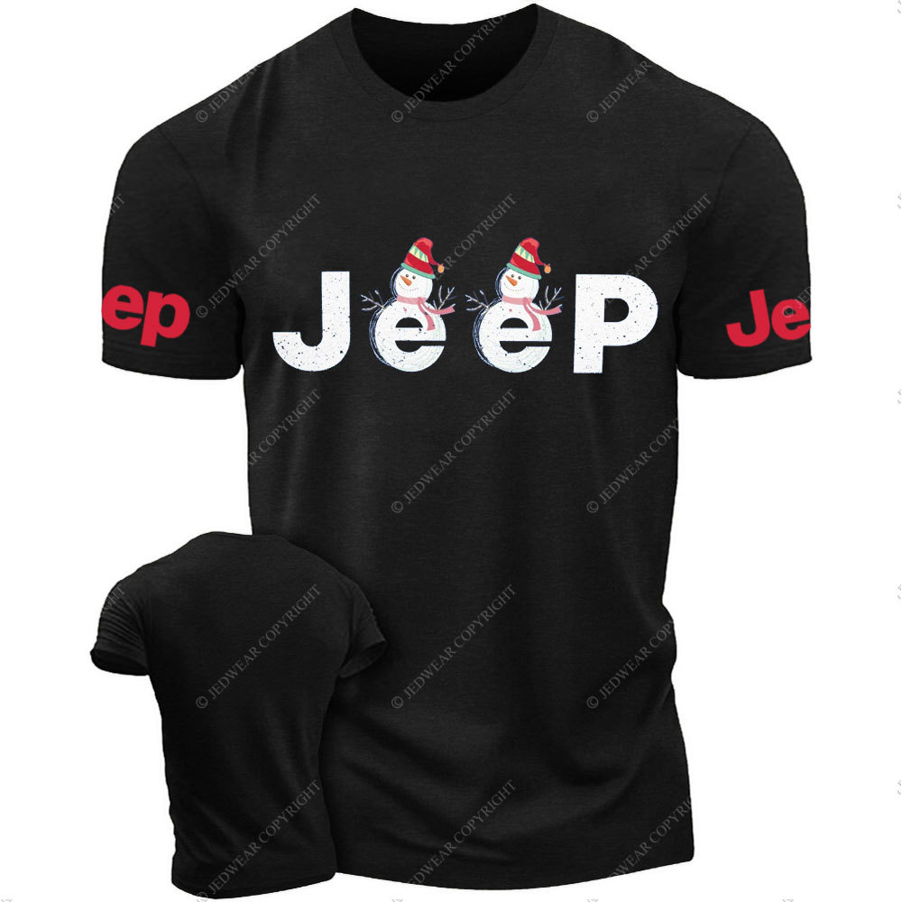 Jp Christmas Snowman Jp T-Shirt
