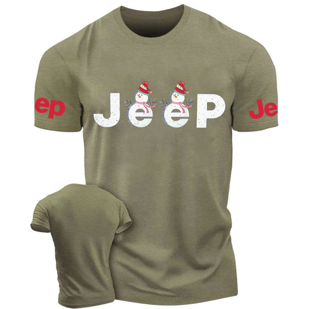 Jp Christmas Snowman Jp T-Shirt