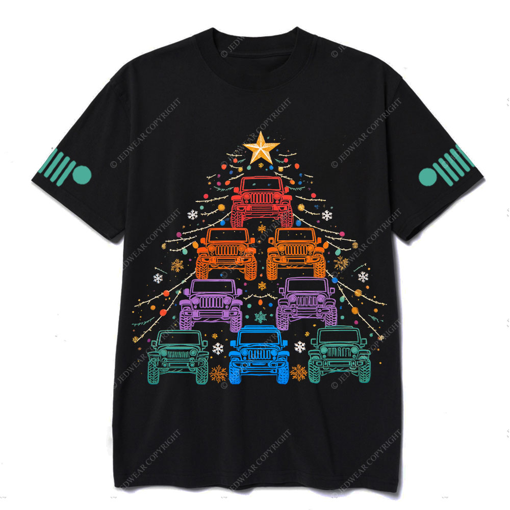Merry Christmas Jp Xmas Tree T-Shirt