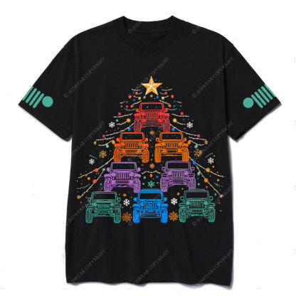 Merry Christmas Jp Xmas Tree T-Shirt