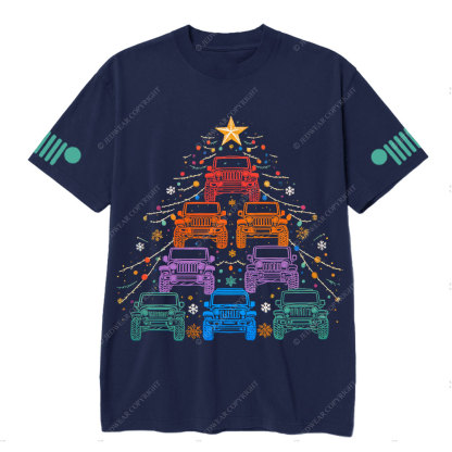 Merry Christmas Jp Xmas Tree T-Shirt