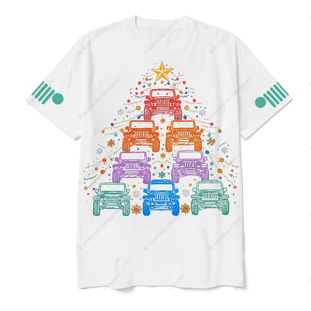 Merry Christmas Jp Xmas Tree T-Shirt