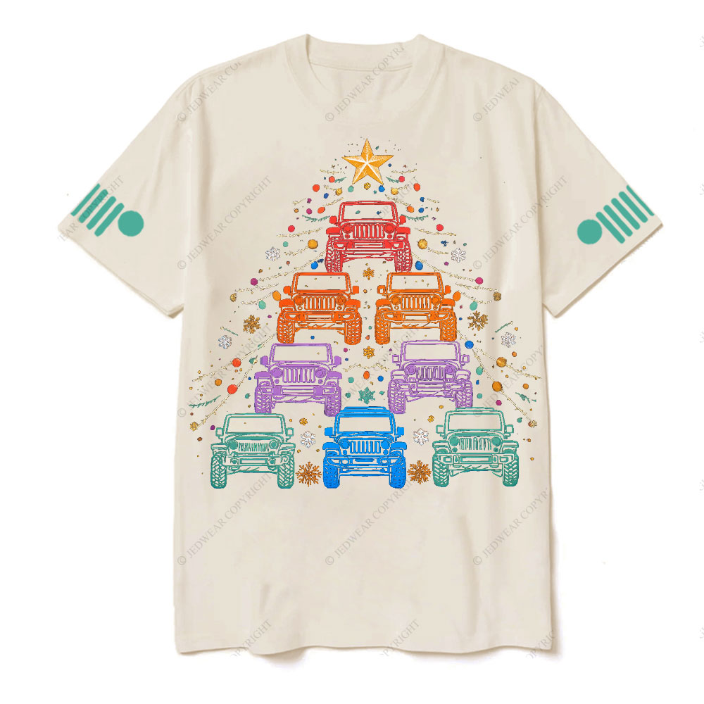 Merry Christmas Jp Xmas Tree T-Shirt