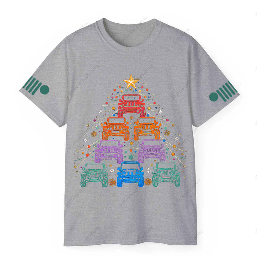 Merry Christmas Jp Xmas Tree T-Shirt